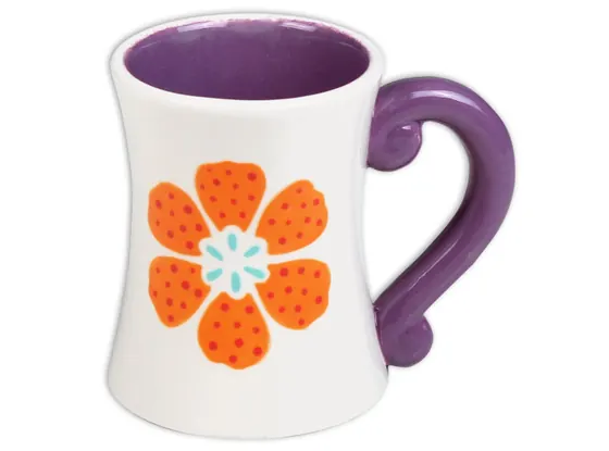 Funky Mug – bisque pottery to paint